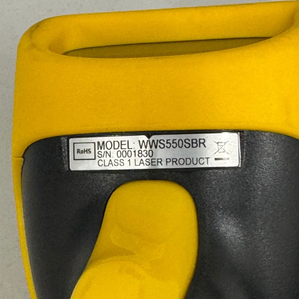 Wasp WWS550SBR Barcode Scanner WWS550 WWS550BT Class 1 Laser Product‎